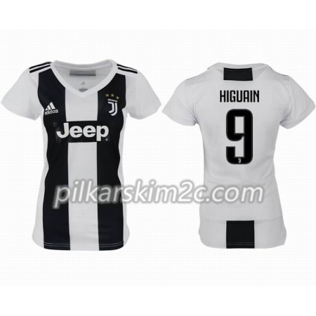 Koszulka Juventus HIGUAIN 9 Kobiet Główna 2018-2019 - Koszulki Piłkarskie